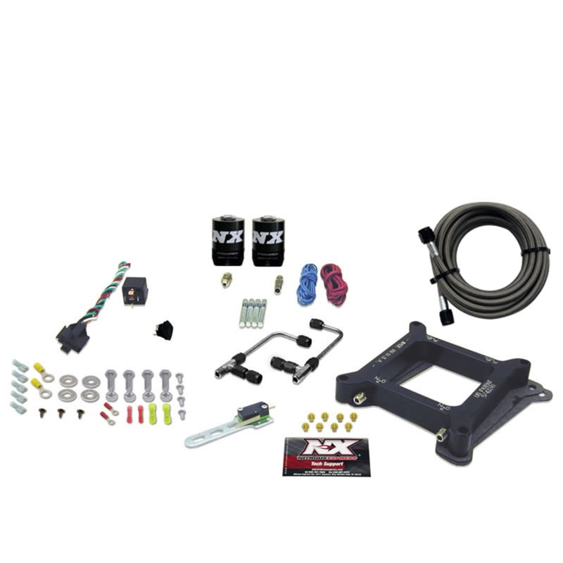 Nitrous Express 4150 Gemini Stage 6 Alcohol Nitrous Kit (50-300HP) w/o Bottle Nitrous Systems Nitrous Express