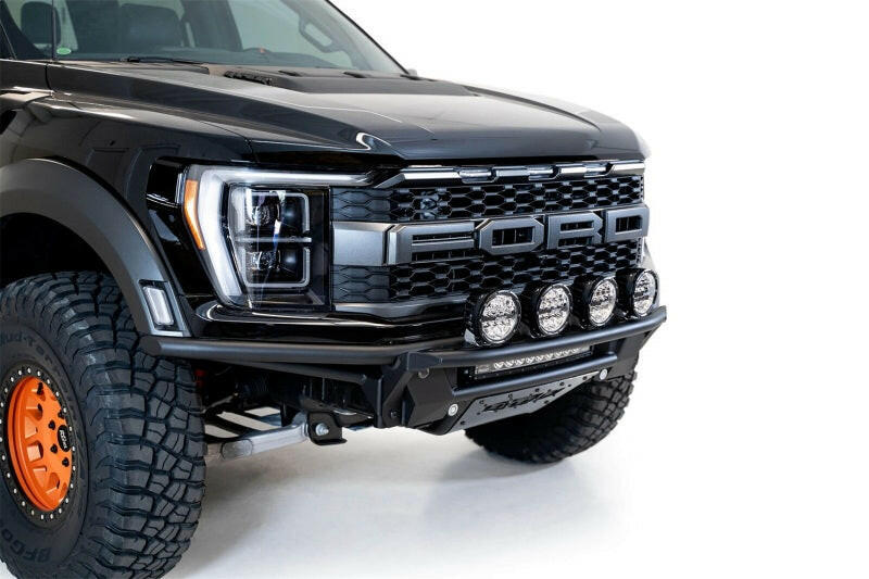 Addictive Desert Designs 21-22 Ford Raptor PRO Bolt-On Add-On Light Hoop (Req F218102070103) Bumpers - Steel Addictive Desert Designs