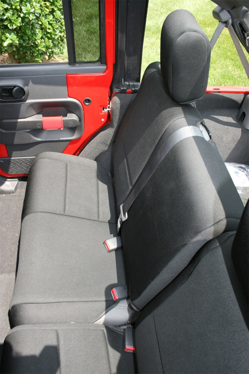 Rugged Ridge Neoprene Rear Seat Cover 07-18 Jeep Wrangler JKU Seats Rugged Ridge