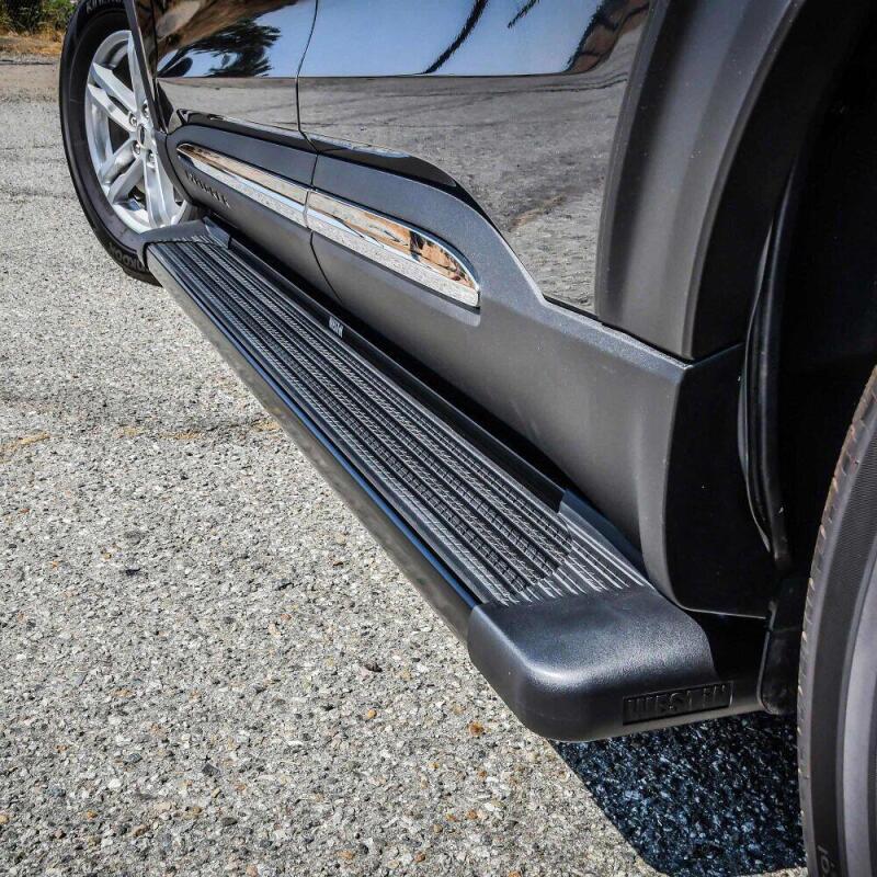 Westin SG6 Black Aluminum Running Boards 79 in Running Boards Westin