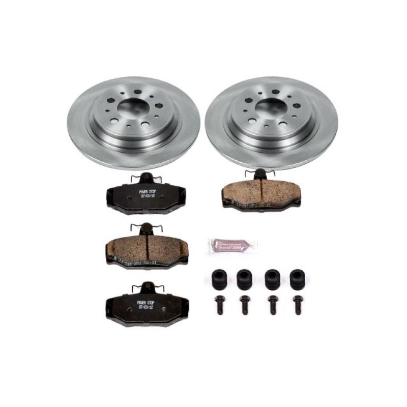 Power Stop 99-00 Volvo S70 Rear Autospecialty Brake Kit Brake Kits - OE PowerStop