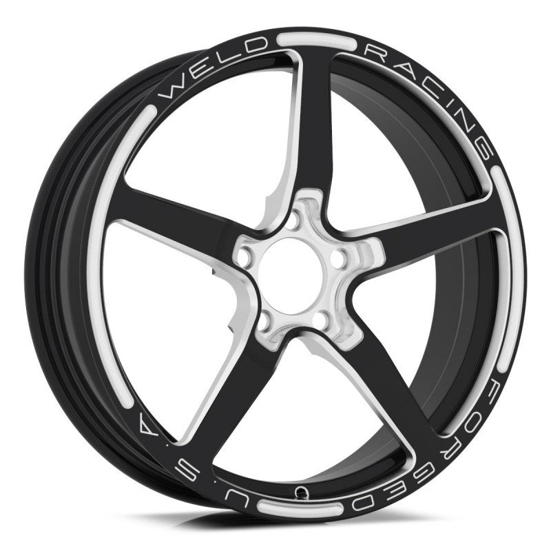 Weld Alumastar 1-Piece 18x6 / 5x4.75 BP / 2.7in. BS Black Wheel Wheels - Forged Weld
