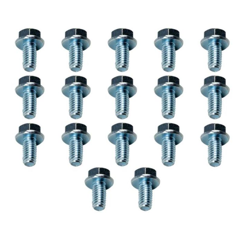 Moroso Ford C-6 Stamped Steel Transmission Pan Bolts - Set of 17 Bolts Moroso
