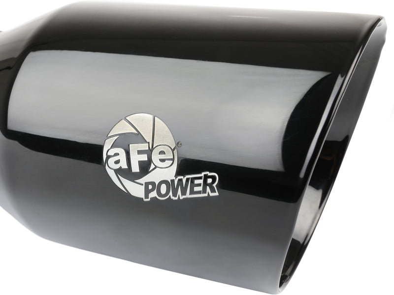 aFe MACH Force-Xp Universal Exhaust Tip 3 IN Inlet x 4-1/2 IN Outlet x 9 IN L- Black Tip Tips aFe