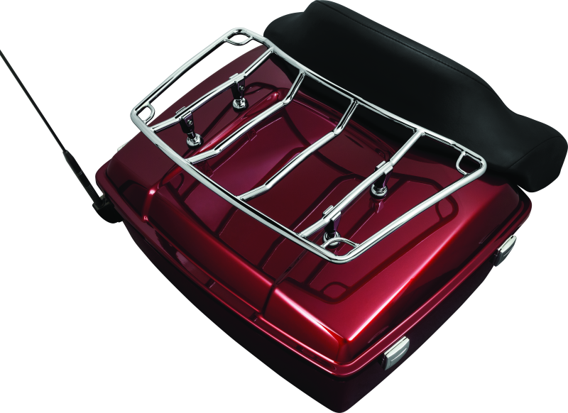 Kuryakyn Multi-Rack Adjustable Trunk Luggage Rack Chrome Cargo Organization Kuryakyn
