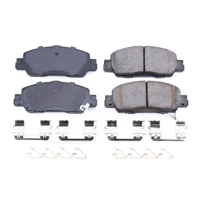 Power Stop 16-17 Honda Accord Front Z17 Evolution Ceramic Brake Pads w/Hardware Brake Pads - OE PowerStop