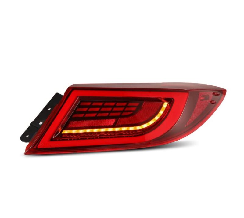 AlphaRex 22-24 Toyota GR86 LUXX LED Taillights Vivid Red Tail Lights AlphaRex