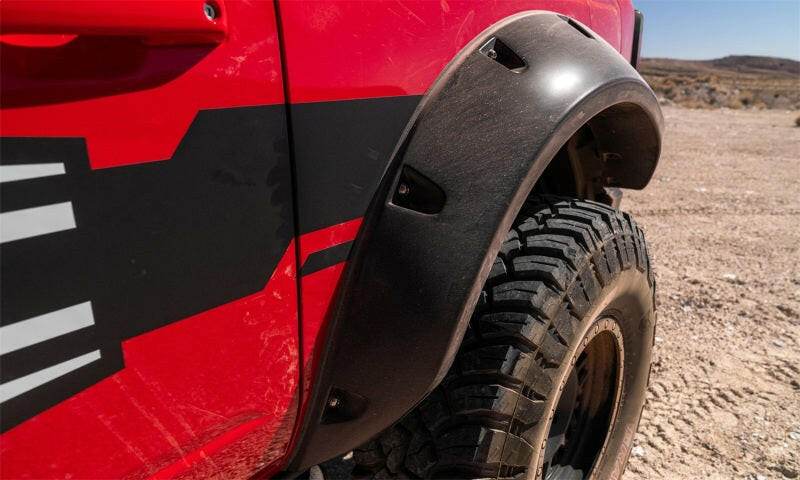 Bushwacker 2021+ Ford Bronco 4-Door Pocket Style Flares 4pc - Black Fender Flares Bushwacker