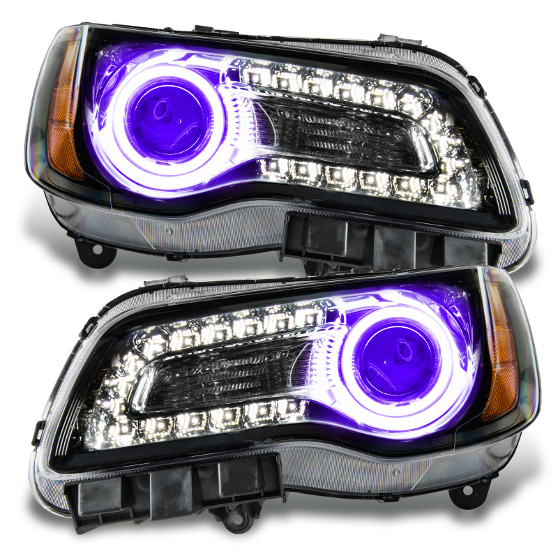 Oracle 11-14 Chrysler 300C SMD HL - Black - NON HID - UV/Purple Headlights ORACLE Lighting