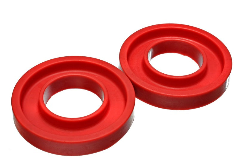 Energy Suspension Coil Spring Isolator Set - Red Bushing Kits Energy Suspension