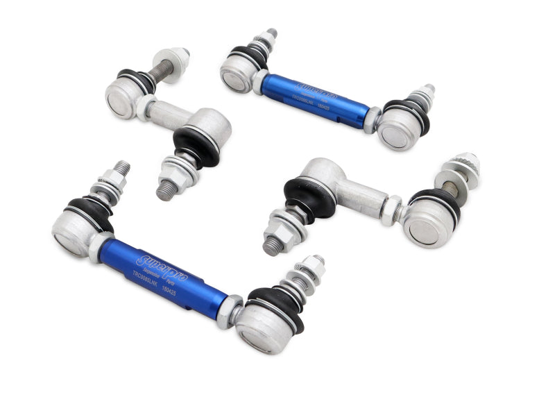 SuperPro 09-21 Nissan GT-R HD Adjustable End Link Set (TRC1085 + TRC1225L) Sway Bar Endlinks Superpro