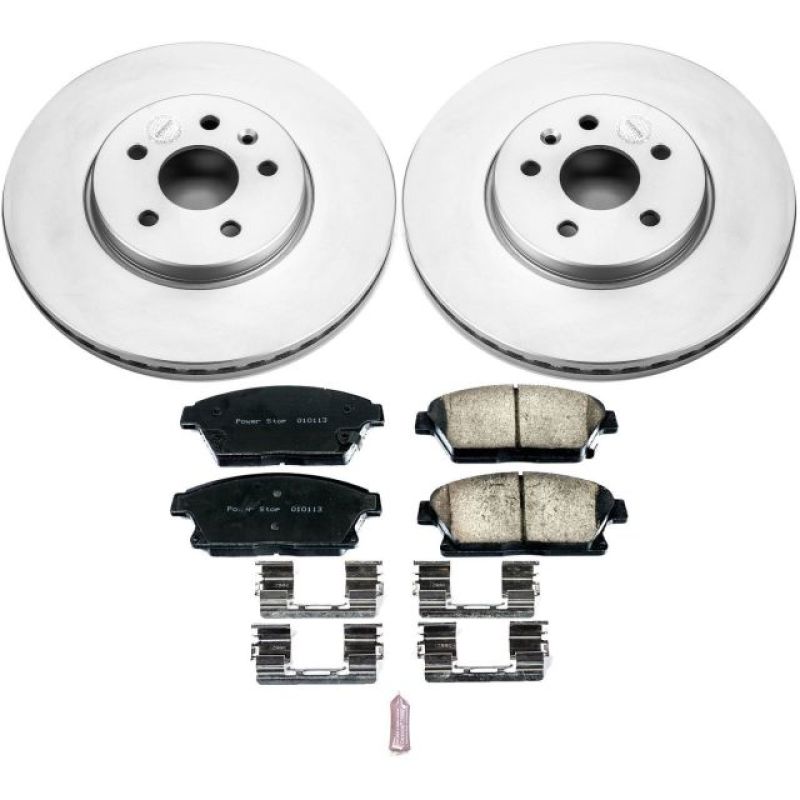 Power Stop 13-18 Buick Encore Front Z17 Evolution Geomet Coated Brake Kit Brake Kits - Performance Blank PowerStop