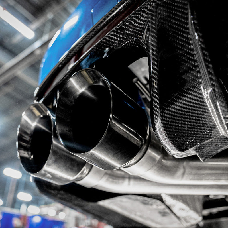 Stainless Works 22-25 Cadillac CT5-V Blackwing Axle Back Exhaust - Black Chrome Tips Axle Back Stainless Works