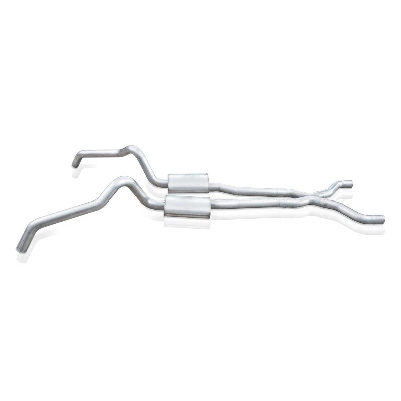 Stainless Works 62-67 Chevy Nova 3in Catback w/ X-Pipe Turbo Chambered Mufflers 3in Cores Catback Stainless Works