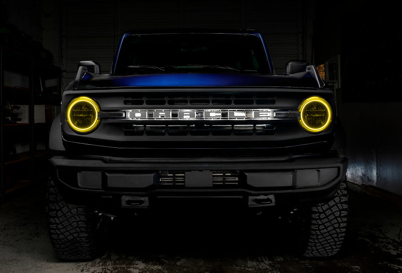 Oracle 2021 Ford Bronco Base Headlight LED Halo Kit - ColorSHIFT - w/ Simple Controller Headlights ORACLE Lighting