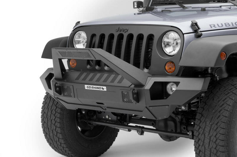 Go Rhino 07-20 Jeep Wrangler JL/JLU/JK/JKU/Gladiator JT Trailline 30 Light Mount Bar Bumpers - Steel Go Rhino