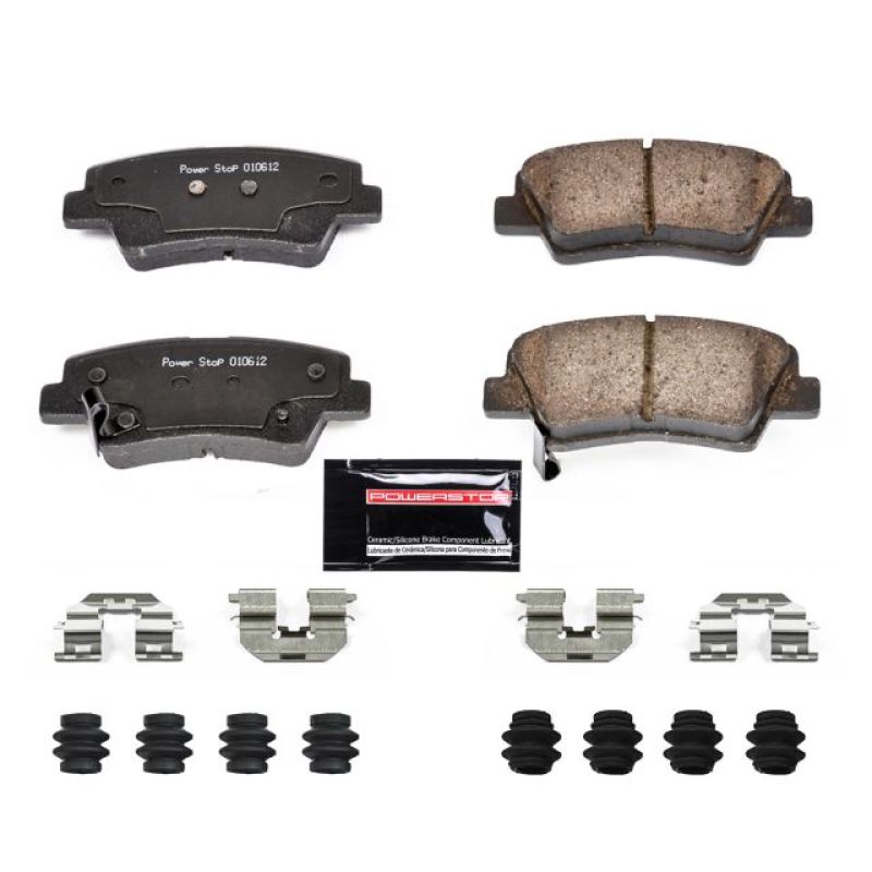 Power Stop 12-19 Hyundai Accent Rear Z23 Evolution Sport Brake Pads w/Hardware Brake Pads - Performance PowerStop