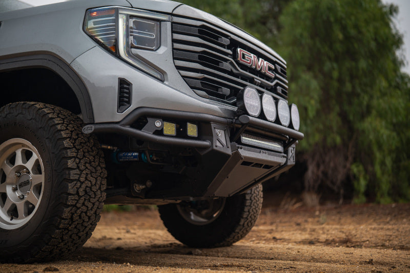 DV8 Offroad 2022-2025 GMC Sierra 1500 Tube Front Bumper Bumpers - Steel DV8 Offroad