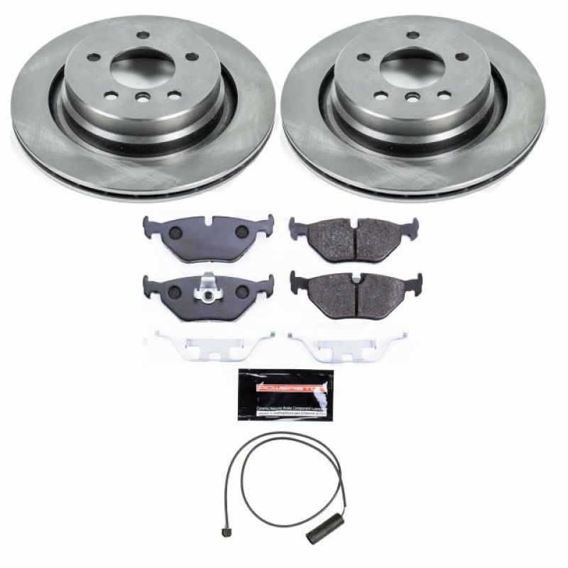 Power Stop 95-99 BMW M3 Rear Track Day Brake Kit Brake Kits - Performance Blank PowerStop