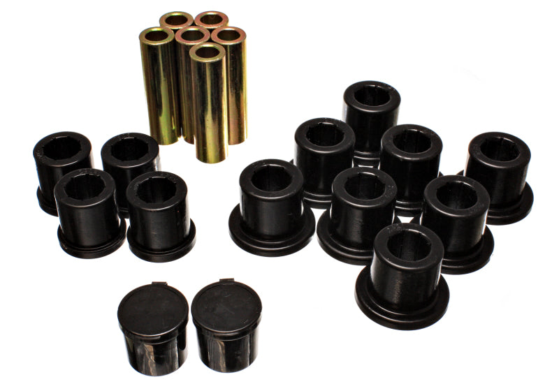Energy Suspension Rear Spring Bushing Set - Black Bushing Kits Energy Suspension