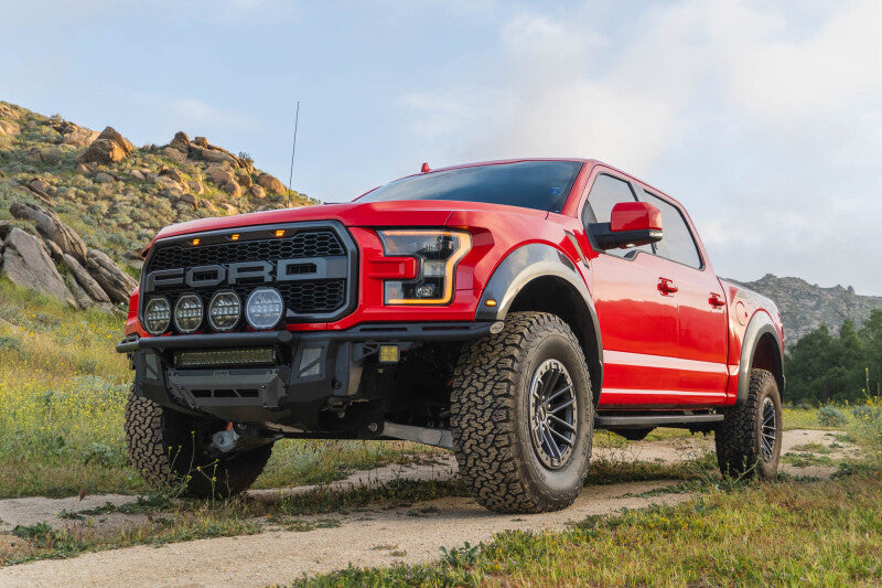 DV8 Offroad Ford 17-20 Ford F-150 Raptor Tube Front Bumper Bumpers - Steel DV8 Offroad