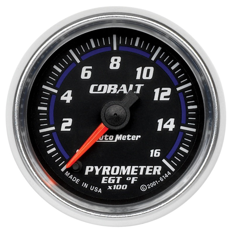 Autometer Cobalt 52mm 1600 Deg F Electronic Pyrometer Gauge Gauges AutoMeter