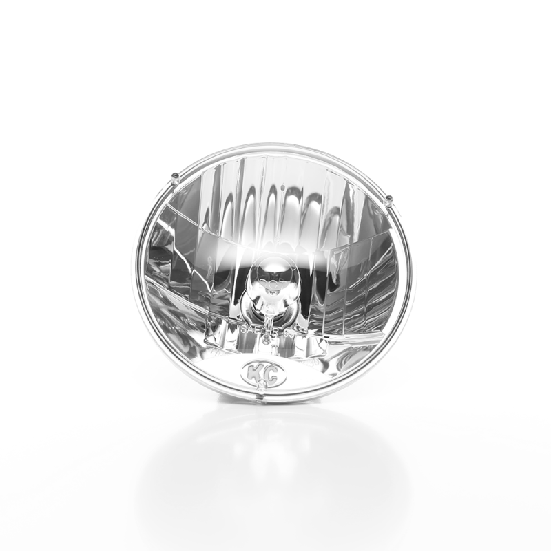 KC HiLiTES Universal/97-06 Jeep TJ 7in. Halogen H4 DOT Approved Headlight 55/60w Lexan (Single) Headlights KC HiLiTES