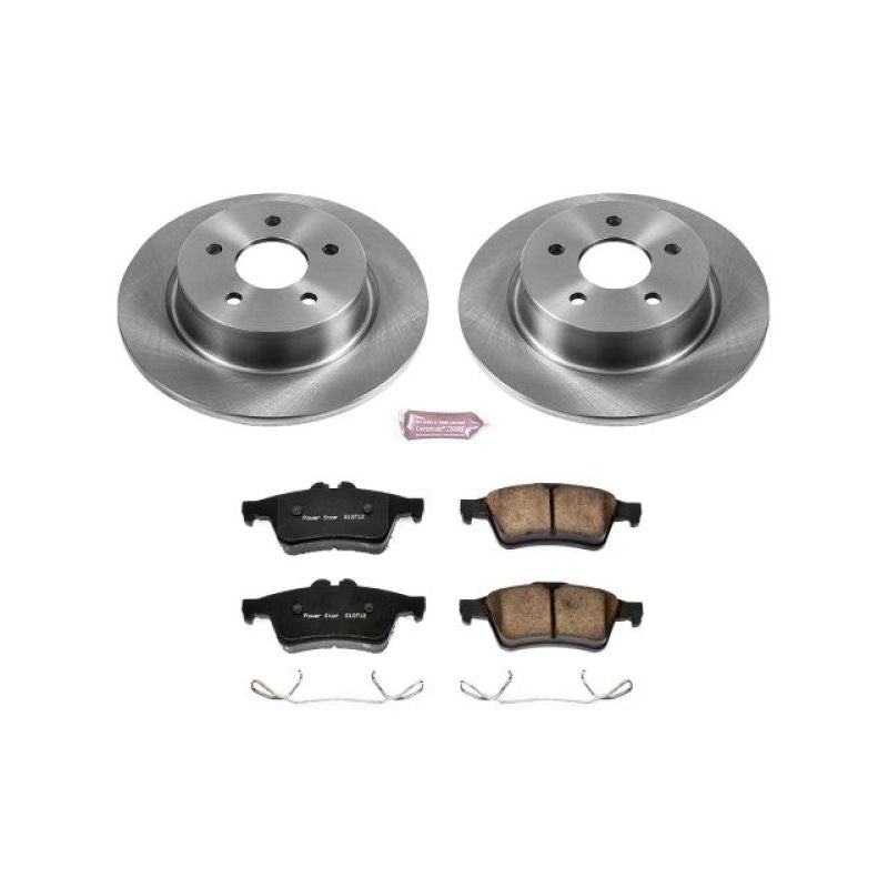 Power Stop 13-18 Ford C-Max Rear Autospecialty Brake Kit Brake Kits - OE PowerStop