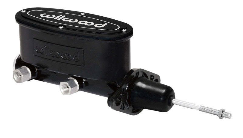 Wilwood High Volume Tandem Master Cylinder - 15/16in Bore Black-W/Pushrod Brake Master Cylinder Wilwood