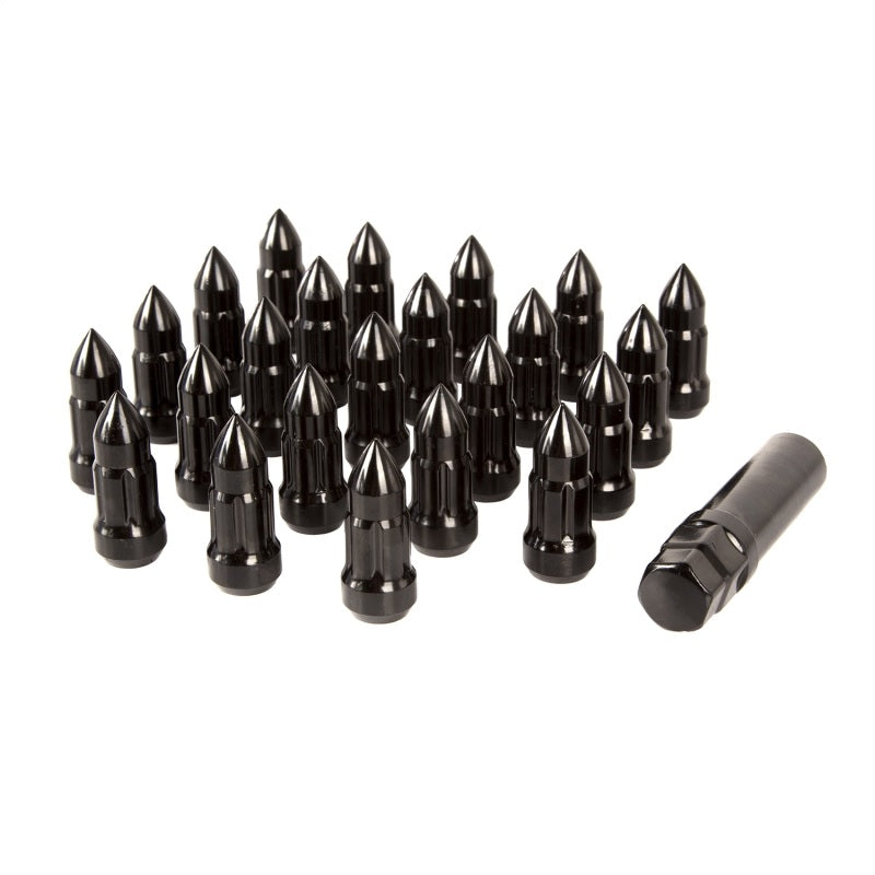 Rugged Ridge Lug Bullet Style Black 1/2-20 Lug Nuts Rugged Ridge