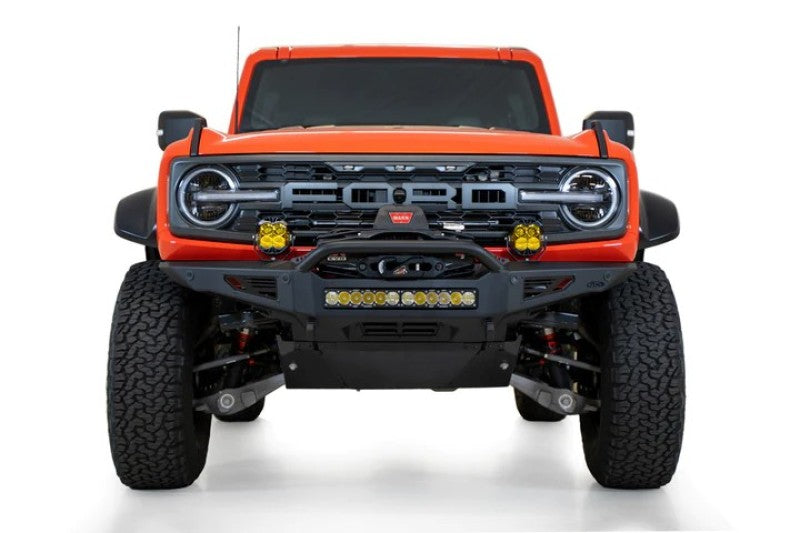 Addictive Desert Designs 22-23 Ford Bronco Raptor Rock Fighter Front Bumper Bumpers - Steel Addictive Desert Designs