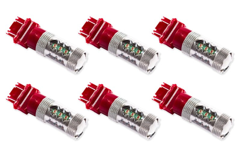 Diode Dynamics 3157 LED Bulb XP80 LED - Red Set of 6 Bulbs Diode Dynamics