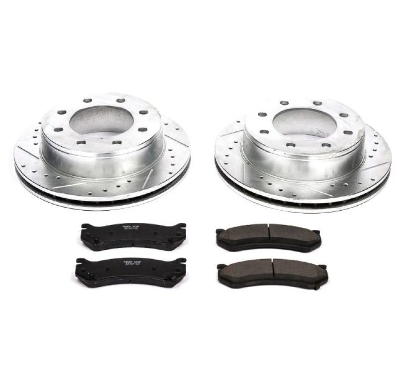 Power Stop 01-03 Chevrolet Silverado 1500 HD Rear Z23 Evolution Sport Brake Kit Brake Kits - Performance D&S PowerStop