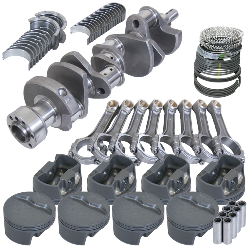 Eagle Chevy LT1350 1Pc 3.480in Crank 6.000in I-Beam Rods -5cc 4.000in Pistons Rotating Assembly Rotating Assemblies Eagle