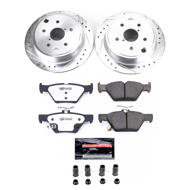 Power Stop 2021 Subaru WRX Rear Z26 Street Brake Kit Brake Kits - Performance D&S PowerStop