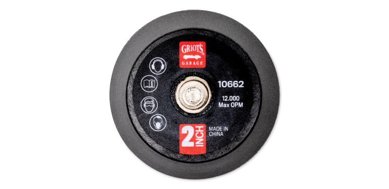 Griots Garage 2in Random Orbital Backing Plate Tools Griots Garage