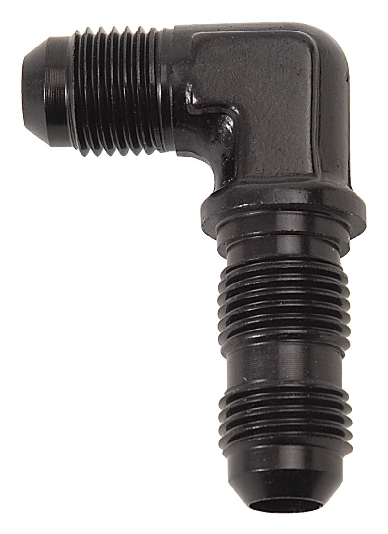 Russell Performance -6 AN 90 Degree Flare Bulkhead (Black) Fittings Russell