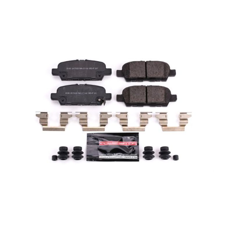 Power Stop 11-12 Infiniti EX35 Rear Z23 Evolution Sport Brake Pads w/Hardware Brake Pads - Performance PowerStop