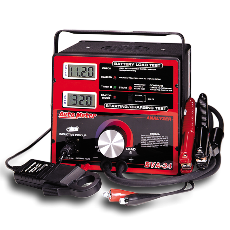 Autometer Charging System Analyzer / Battery Tester Battery Chargers AutoMeter