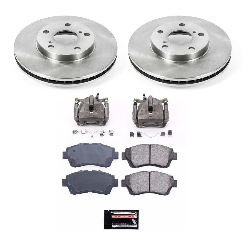 Power Stop 98-00 Toyota Sienna Front Autospecialty Kit w/Calipers Brake Kits - OE PowerStop