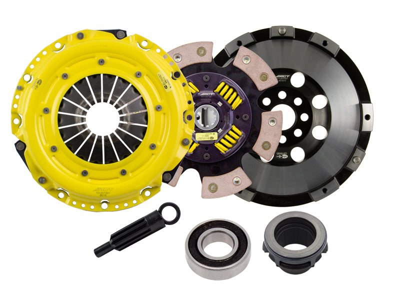 ACT 1991 BMW 525i Base 2.5 L6 GAS FI 2494cc HD/Race Sprung 6 Pad Kit Clutch Kits - Single ACT