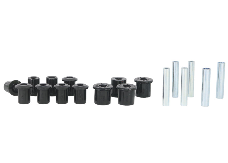Whiteline 1971-1974 Chevrolet Blazer Front Leaf Spring Bushings - for use w/ Stock Springs Spring Insulators Whiteline