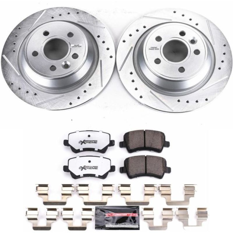 Power Stop 12-15 Land Rover Range Rover Evoque Rear Z36 Truck & Tow Brake Kit Brake Kits - Performance D&S PowerStop