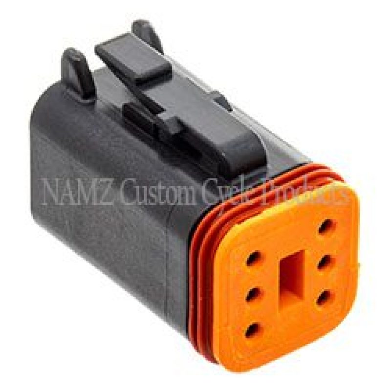 NAMZ Deutsch DT Series 6-Wire Plug & Wedgelock - Black (Repl. HD 72116-94BK) Wiring Connectors NAMZ