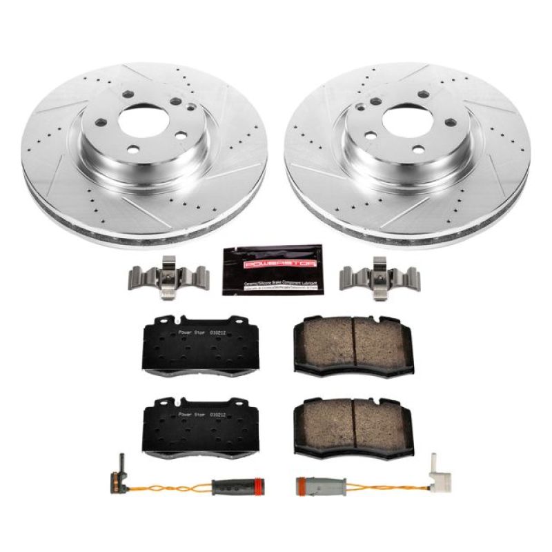 Power Stop 07-09 Mercedes-Benz E350 Front Z23 Evolution Sport Brake Kit Brake Kits - Performance D&S PowerStop