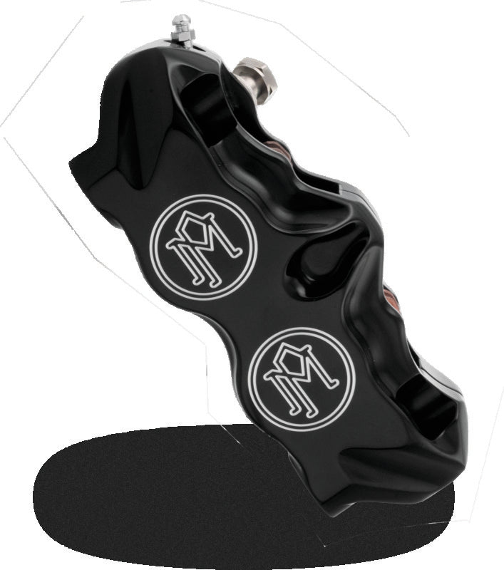 Performance Machine Caliper 125x4 Radial Left - Contrast Cut Brake Calipers - Perf Performance Machine