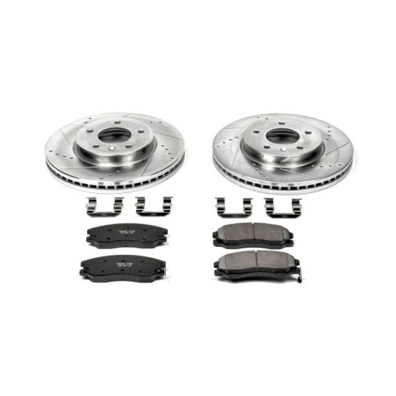 Power Stop 12-15 Chevrolet Captiva Sport Front Z23 Evolution Sport Brake Kit Brake Kits - Performance D&S PowerStop