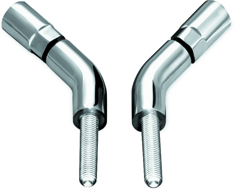 Kuryakyn Mirror Stem 3in Outward Extenders Chrome Rear View Mirrors Kuryakyn