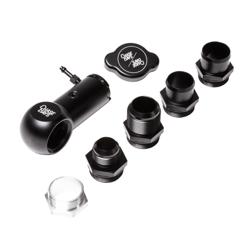 Chase Bays -16AN / -16AN Raised Inline Filler Neck w/Cap Filler Necks Chase Bays