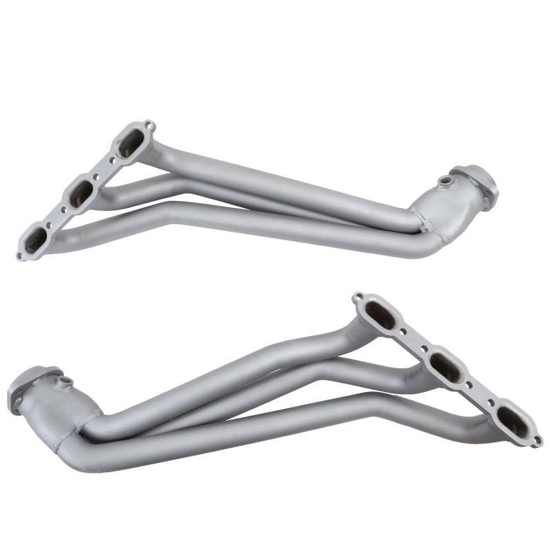BBK 05-10 Dodge Challenger V6 Long Tube Exhaust Headers And Y Pipe And Converters - 1-5/8 Chrome Headers & Manifolds BBK
